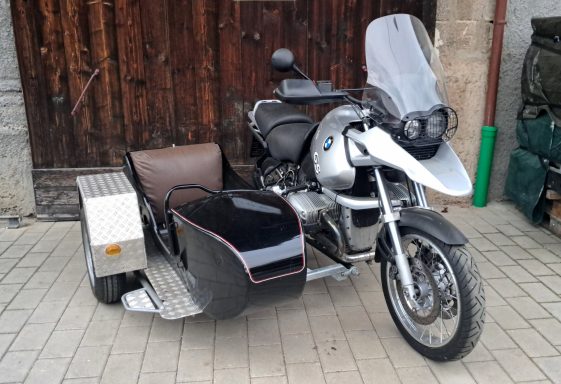 BMW R1150 GS mit DNEPR oder Ural Seitenwagen ef-tech Jochen Brett