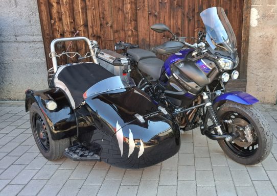 Yamaha XT 1200Z mit Bobby XL Seitenwagen modifiziert Jochen Brett ef-tech