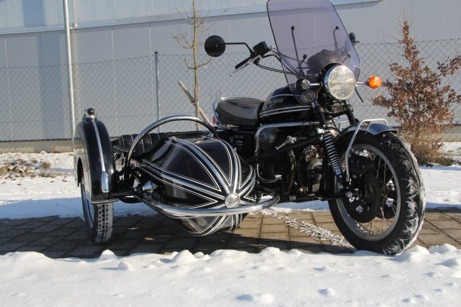 Steib S500 Nachbau an MotoGuzzi Cali ef-tech Jochen Brett