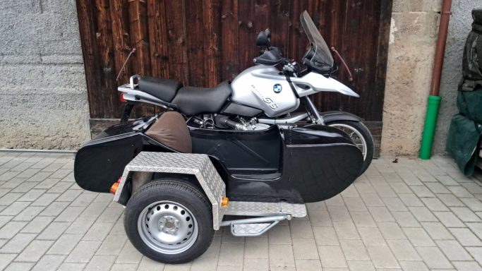 BMW R 1150 GS mit URAL/DNEPR Seitenwagen ef-Tech Jochen Brett